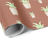 Wild Cactus Pattern Geschenkpapier (Rolleneckpunkt)