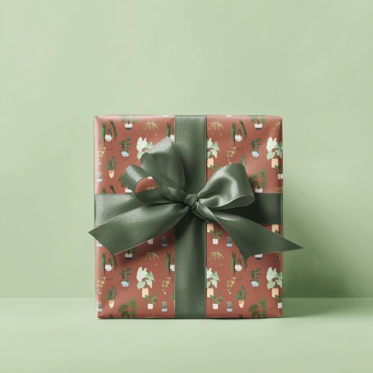 Wild Cactus Pattern Geschenkpapier