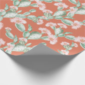 Wild Cactus Pattern Geschenkpapier (Ecke)