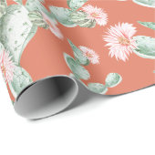 Wild Cactus Pattern Geschenkpapier (Rolleneckpunkt)