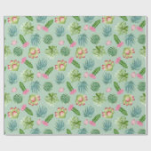 Wild Cactus Pattern Geschenkpapier (Flach)