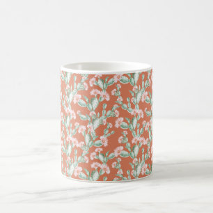 Wild Cactus Pattern Kaffeetasse