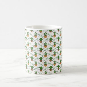 Wild Cactus Pattern Kaffeetasse