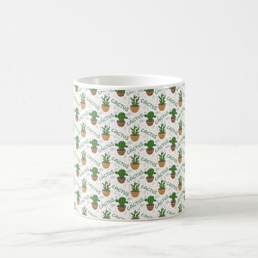 Wild Cactus Pattern Kaffeetasse (Mittel)