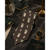 Wild Cactus Pattern Krawatte