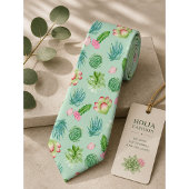 Wild Cactus Pattern Krawatte