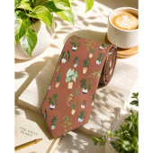Wild Cactus Pattern Krawatte