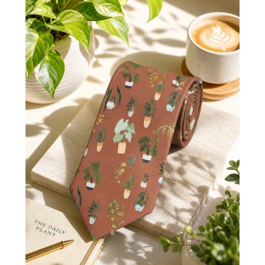Wild Cactus Pattern Krawatte