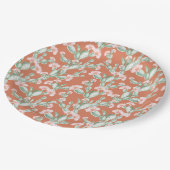 Wild Cactus Pattern Pappteller (Schrägansicht)