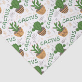 Wild Cactus Pattern Seidenpapier (Detail)