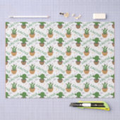 Wild Cactus Pattern Seidenpapier (Handwerk)