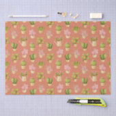 Wild Cactus Pattern Seidenpapier (Handwerk)