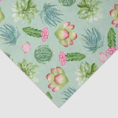 Wild Cactus Pattern Seidenpapier (Detail)