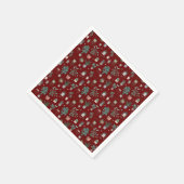 Wild Cactus Pattern Serviette (Ecke)
