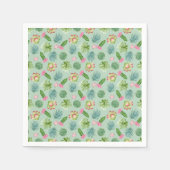 Wild Cactus Pattern Serviette (Vorderseite)