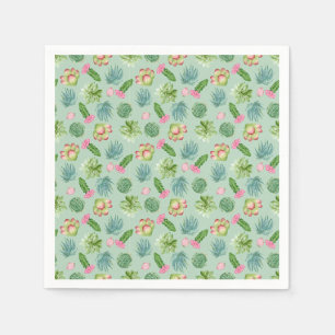 Wild Cactus Pattern Serviette