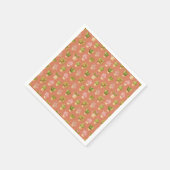 Wild Cactus Pattern Serviette (Ecke)