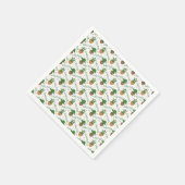 Wild Cactus Pattern Serviette (Ecke)
