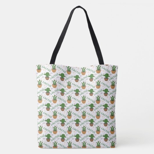 Wild Cactus Pattern Tasche (Rückseite)