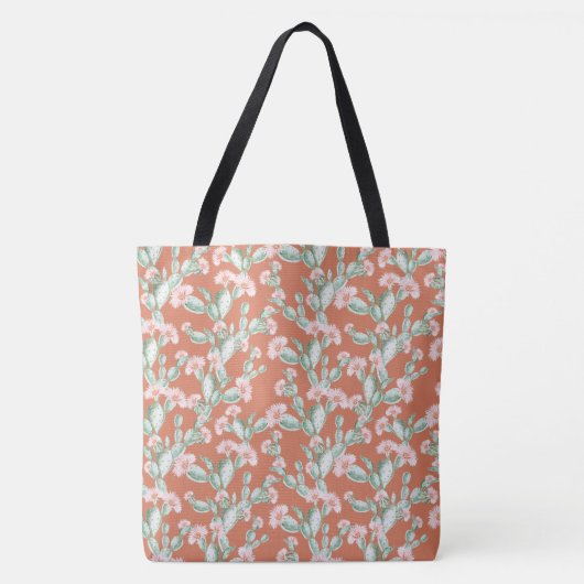 Wild Cactus Pattern Tasche (Vorderseite)