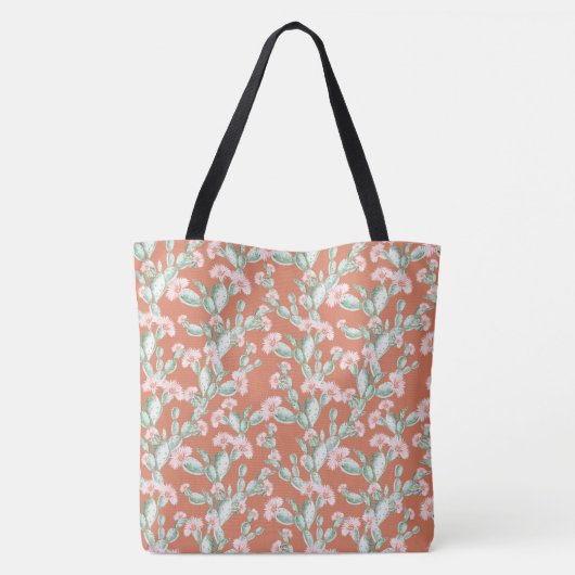 Wild Cactus Pattern Tasche (Rückseite)