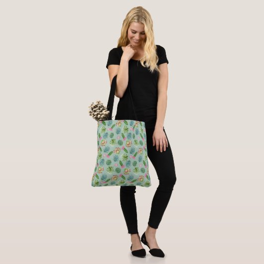 Wild Cactus Pattern Tasche (Am Model)