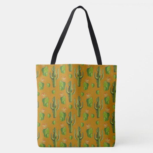 Wild Cactus Pattern Tasche (Vorderseite)
