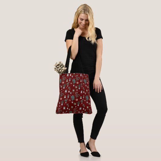 Wild Cactus Pattern Tasche (Am Model)