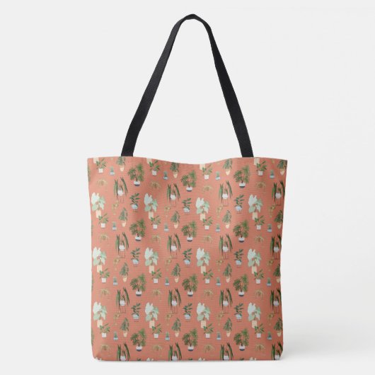 Wild Cactus Pattern Tasche (Rückseite)