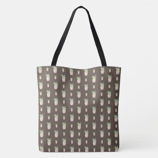 Wild Cactus Pattern Tasche (Rückseite)