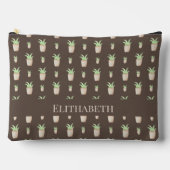 Wild Cactus Pattern Zubehörtasche (Vorderseite)