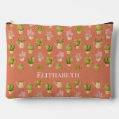 Wild Cactus Pattern Zubehörtasche (Vorderseite)