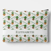 Wild Cactus Pattern Zubehörtasche (Vorderseite)