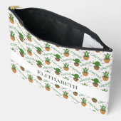 Wild Cactus Pattern Zubehörtasche (Offen)