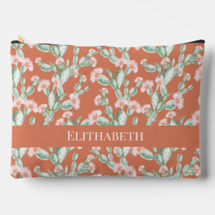 Wild Cactus Pattern Zubehörtasche