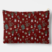 Wild Cactus Pattern Zubehörtasche (Rückseite)