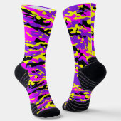 Wild Camouflage Lila Socken (Gewinkelt)
