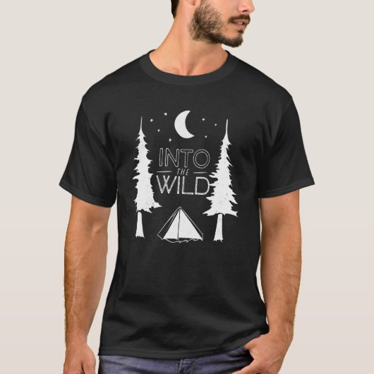 Wild Camping Wilderness Backpacking T-Shirt (Vorderseite)