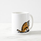 Wild Cartoon Tiger Kaffeetasse (VorderseiteRechts)