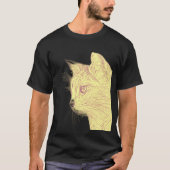 Wild Cat Black T - Shirt (Vorderseite)