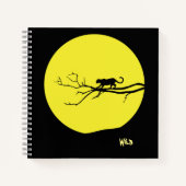 Wild Cat Hardcover Notizblock (Vorderseite)