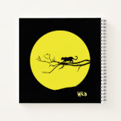 Wild Cat Hardcover Notizblock (Rückseite)