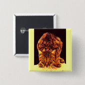 WILD CAT KITTEN BUTTON (Vorne & Hinten)