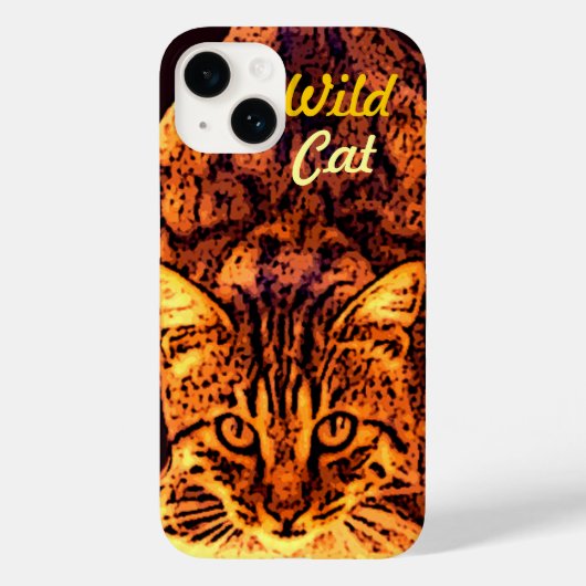 WILD CAT KITTEN Case-Mate iPhone HÜLLE (Rückseite)