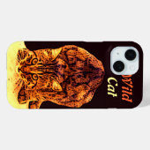 WILD CAT KITTEN Gelb braun Case-Mate iPhone Hülle (Rückseite (Horizontal))