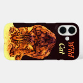 WILD CAT KITTEN Gelb braun Case-Mate iPhone Hülle (Rückseite (Horizontal))