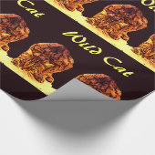 WILD CAT KITTEN GESCHENKPAPIER (Ecke)