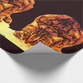 WILD CAT KITTEN GESCHENKPAPIER (Ecke)