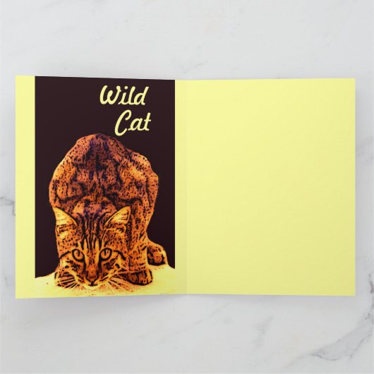 WILD CAT KITTEN KARTE (Innenseite)