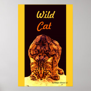WILD CAT KITTEN POSTER